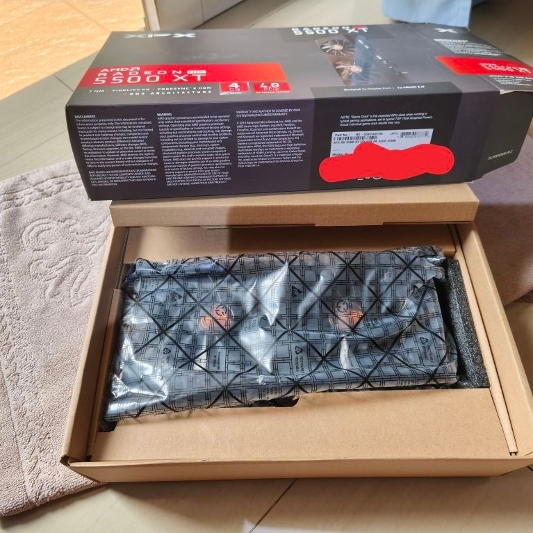 Radeon RX 5500 XT DDR6 OC GPU VGA Card RT5500XT 4GB - Mulus Habis Seperti Baru