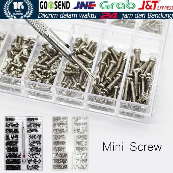 LIVINMART Baut laptop sekrup mur notebook HP netbook pc laptop Screw Universal