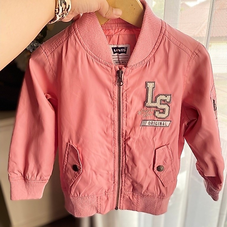 jaket bomber anak perempuan cantik levis. jaket bomber anak perempuan lucu levis
