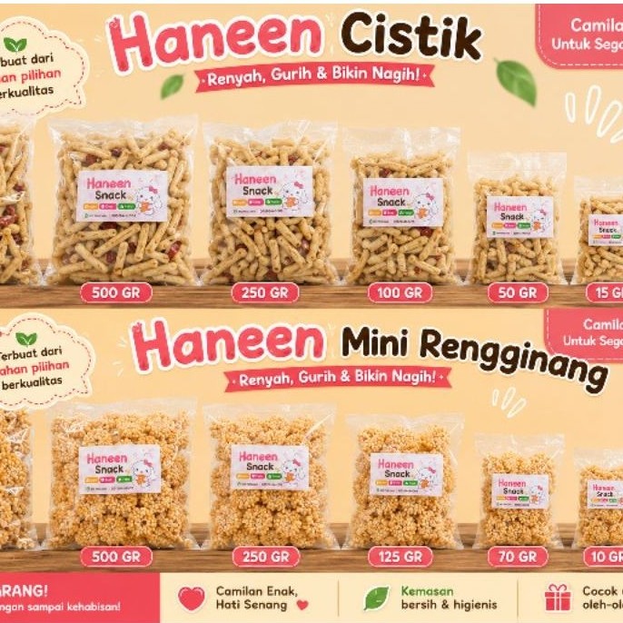 Cistik Stik Renyah Gurih Kemasan Kecil by Haneen