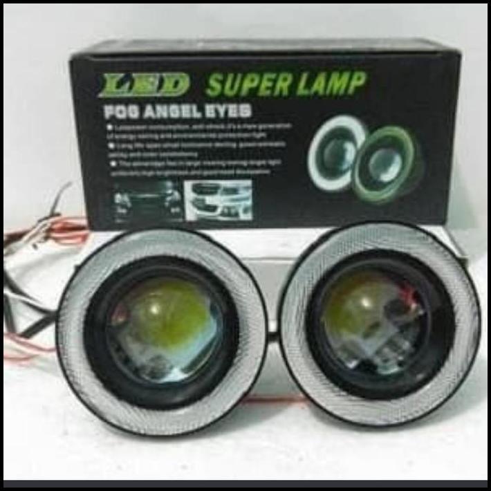 BEST DEAL FOG LAMP ENGEL EYES RING 89 LED 2 WARNA MOBIL ALL NEW AVANZA VELOZ 