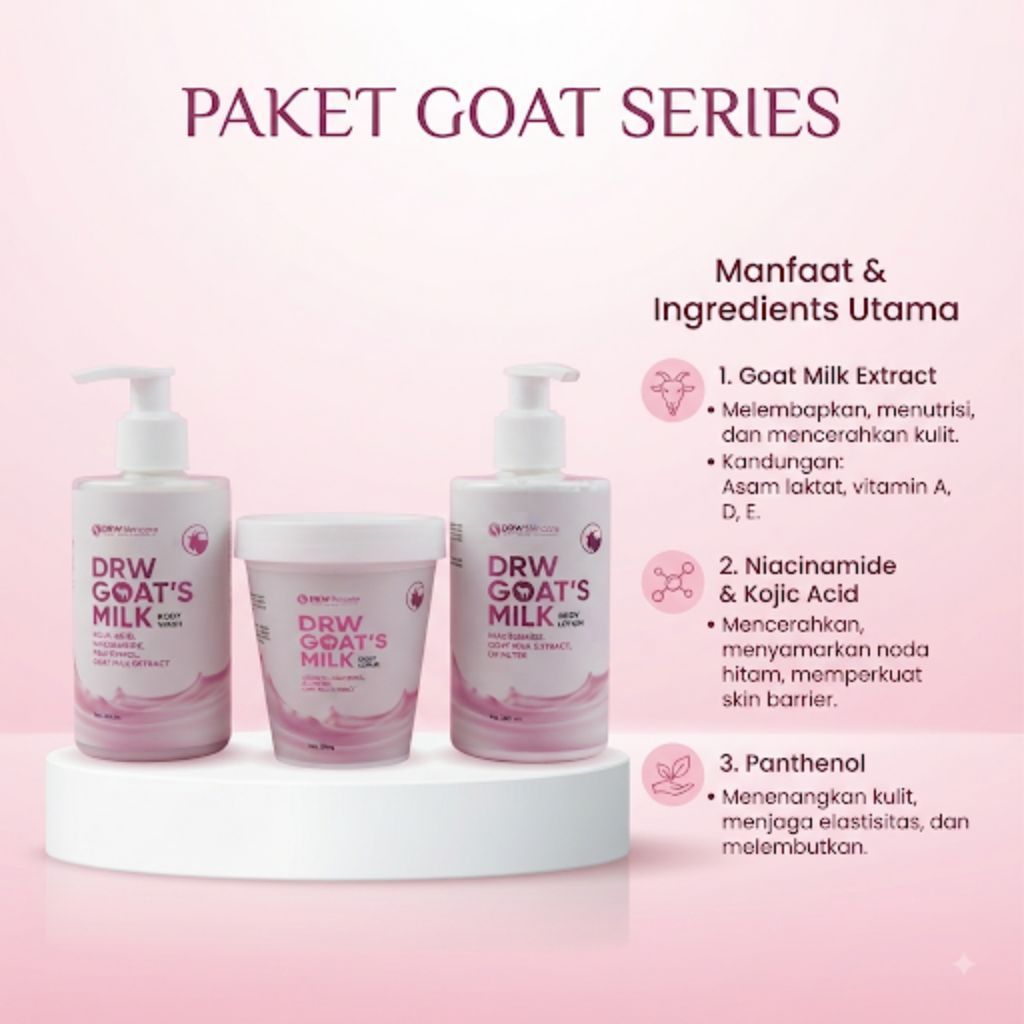 paket lotion goat drwskincare/goat drwskincare