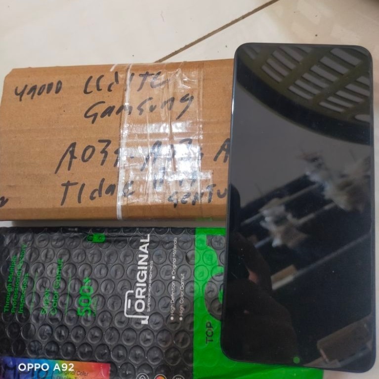 LCD TC HP SAMSUNG A03S. A02S. A04E. minus tidak bisa sentuh.   joss