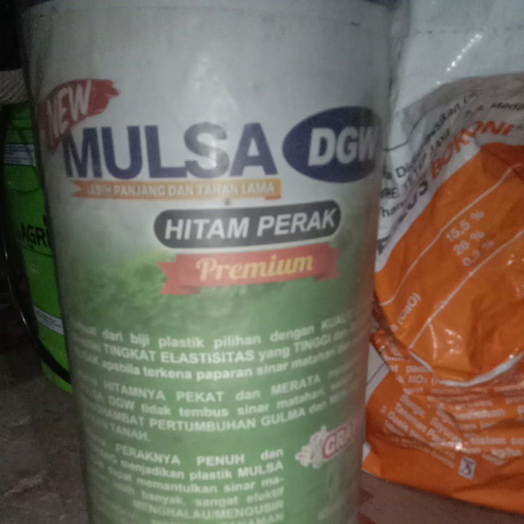 Mulsa DGW tebal 100 cm, 120 cm, berhadiah kaos