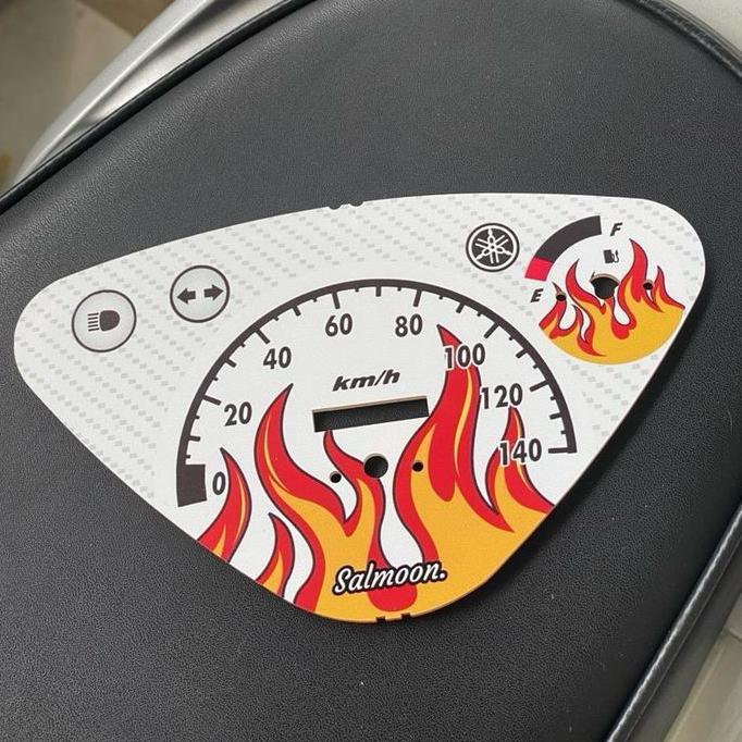 Papan Speedometer Mio Sporty Custom Salmoon