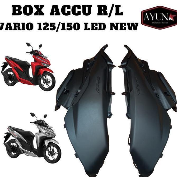 Promo Box Accu Box Aki Kanan Kiri Honda Vario 125 150 Led New 2018-2022 Cover Body Side Vario K59J N