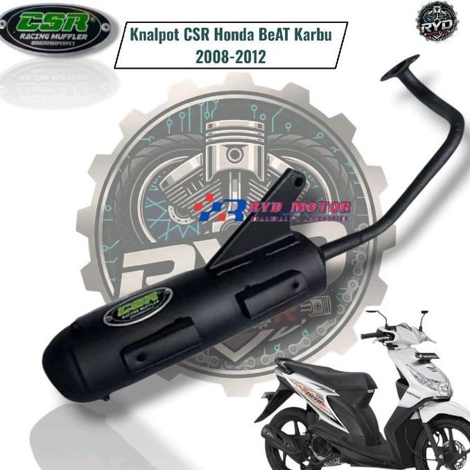 Promo CSR Knalpot Racing Bobokan CSR BeAT Karbu Tahun 2008-2012 untuk Honda BeAT Karbu Model Tahun 2