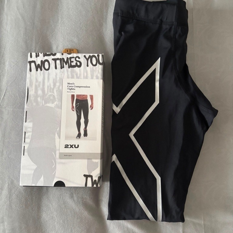 Compression 2XU size S Man Black Silver ORI 1000% Mulus No defect