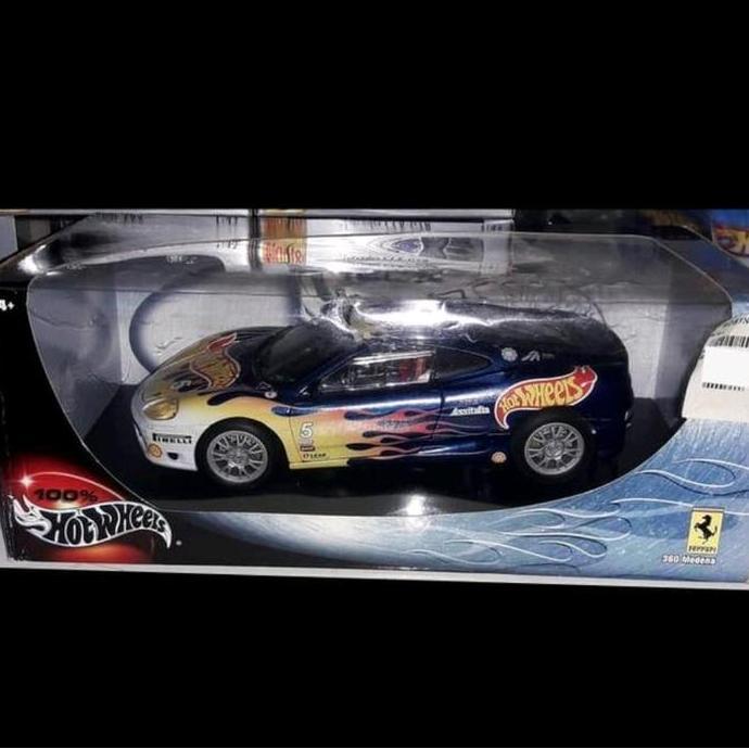 1:18 HOT WHEELS FERRARI F360 MODENA RACING LIVERY HOTWHEELS SKALA 18 BYD27