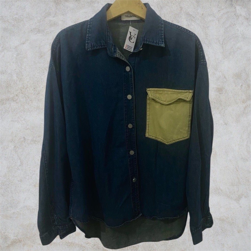 POCKET JEANS LONG SLEEVE RUBYLICIOUS