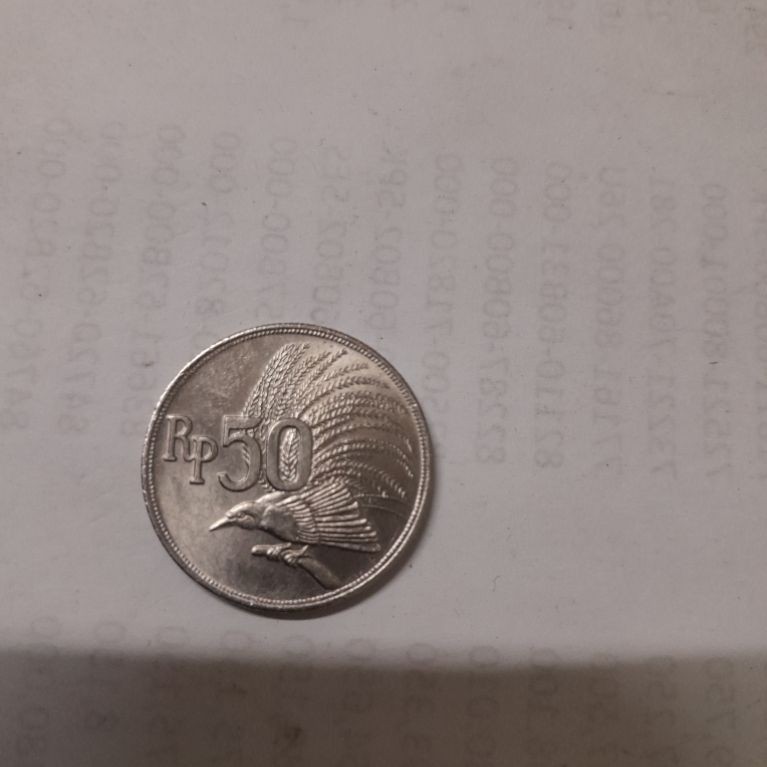 Uang Kuno Koin 50 Rupiah 1971
