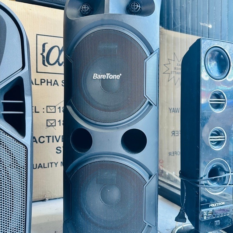 Baretone Double 6" Portable Speaker PM206 pm 206 speaker bluetooth