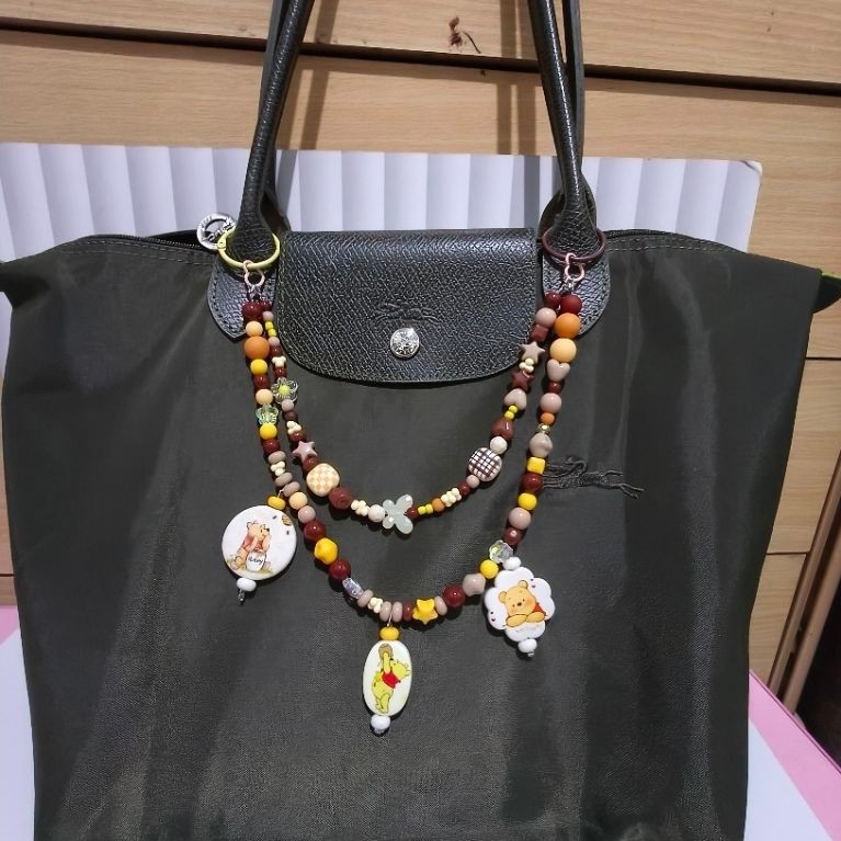 pooh bag strap charm