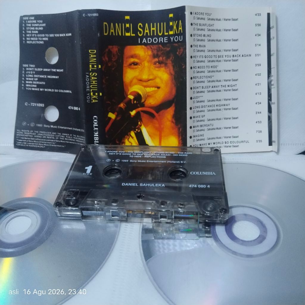 kaset pita daniel sahuleka _ i adore you