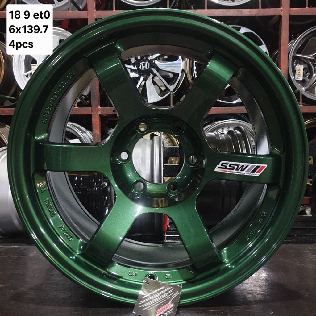 Velg R18 Original SSW TE37/RPF (Pilih Model) for Pajero Fortuner Innova Civic Turbo dll free packing