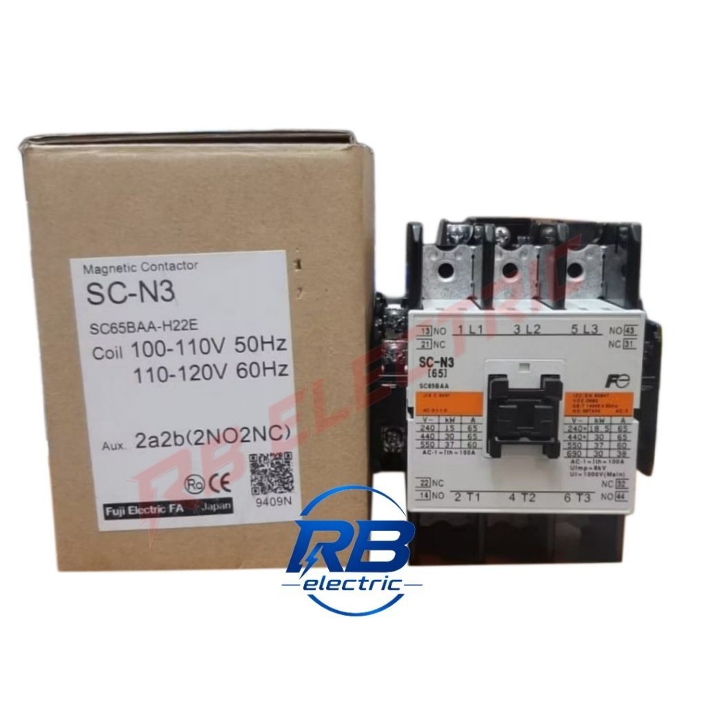 Magnetic Kontaktor / Contactor Fuji Sc-N3 Scn3 Scn-3 Elektrik Magnetik
