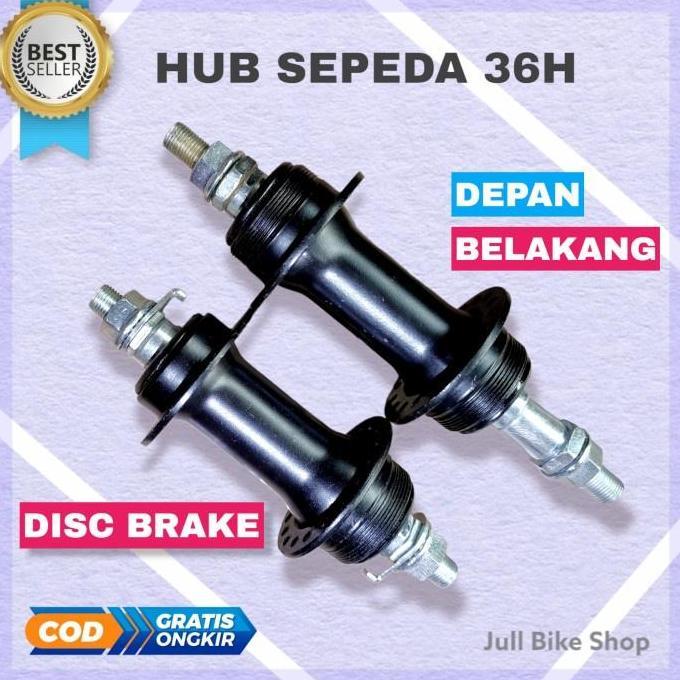Promo Hub sepeda 36H lipat mtb hitam freehub bos double drat depan belakang bosch bosh 36 hole luban