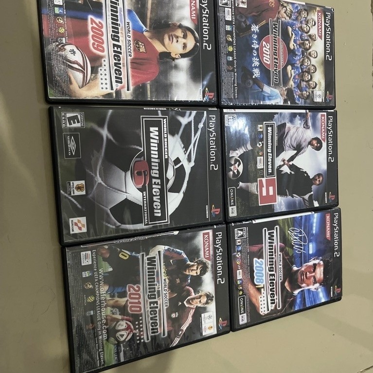 GAME PS2 ORIGINAL WINNING ELEVEN DAN PES