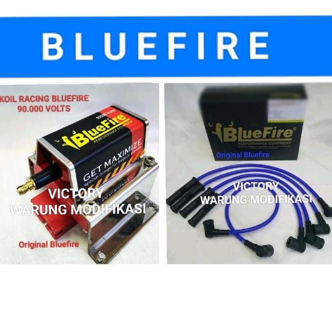 paket Bluefire 4 core koil coil dan kabel busi terrano