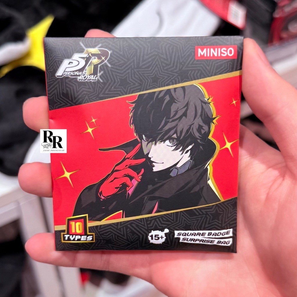 Miniso x Persona 5 - Pin Bros / Persona 5 Royal Square Badge Surprise Box