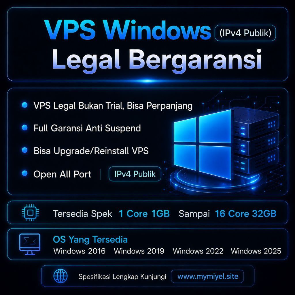 VPS WINDOWS Anti Suspend 30Day