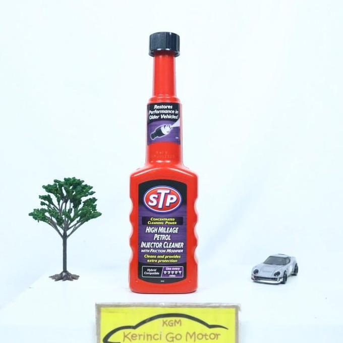 STP HIGH MILEAGE PETROL INJECTOR CLEANER - STP INJECTOR CLEANER BENSIN
