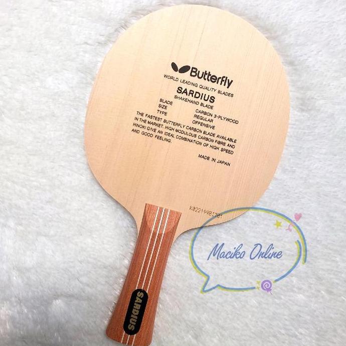 BEBAS ONGKIR - Butterfly Sardius FL ~ Kayu Bet Pingpong Butterfly Sardius FL