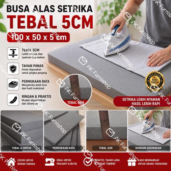 [] Busa Alas 5CM Setrika Gosok / Tatakan Setrika Tahan Panas