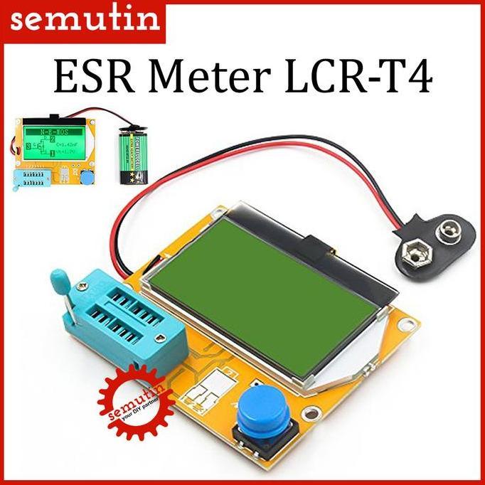 ESR METER LCR-T4 / TRANSISTOR TESTER LCR T4 DIGITAL RCD LED MOSFET BYD99