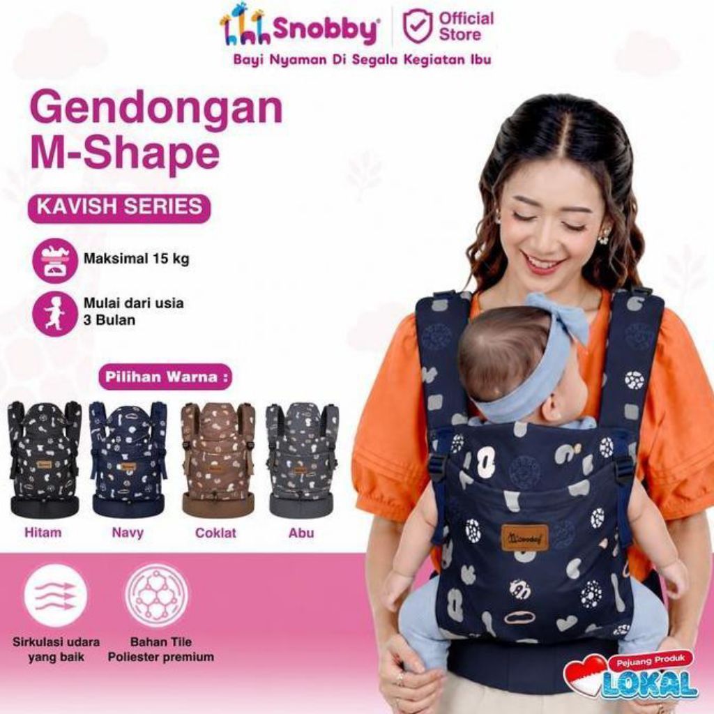 Gendongan bayi Snobby SBG 0241 M shape