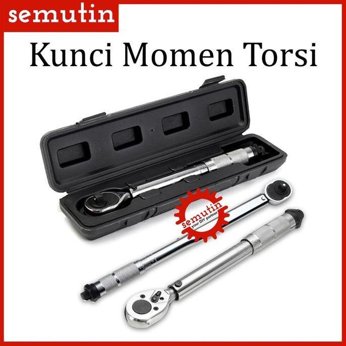 KUNCI MOMEN TORSI / TORQUE WRENCH TWO-WAY SPANNER TOOLS BENGKEL MOBIL RODA MOBIL BYD99