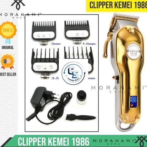 KEMEI 1986 Alat Cukur Mesin Cukur Rambut Kemei Hair Clipper KM 1986 Original