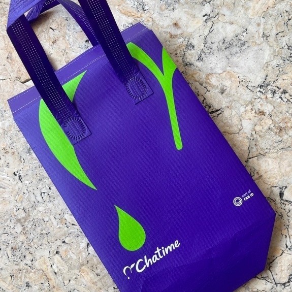 [NEW] tas goodie bag / reusable / aluminium bag original Chatime indonesia / tote tas