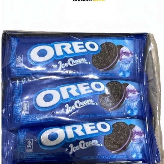 Oreo Biskut Ice Cream (1 Pack isi 12)