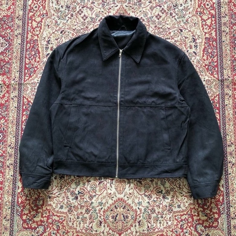 8second faux suede work jacket Vintage Suede jacket j032