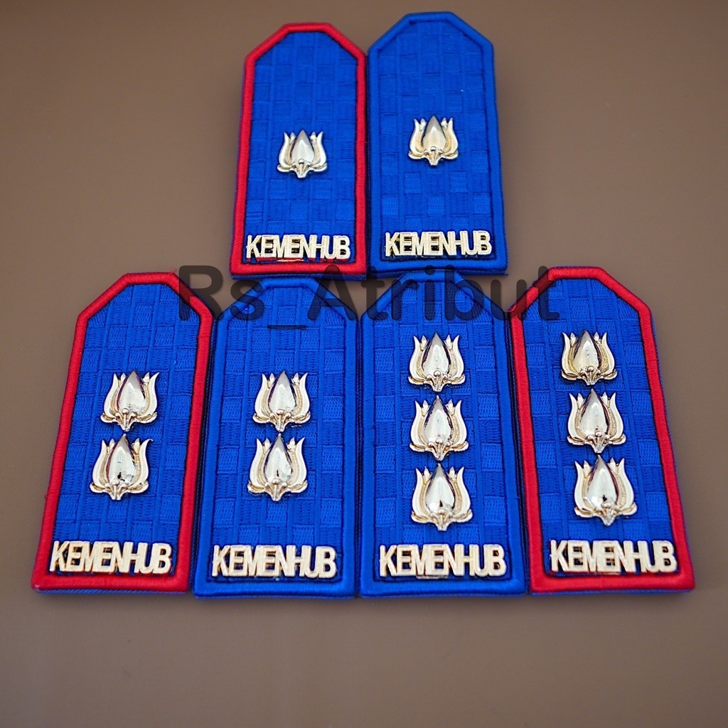 Pangkat Kemenhub Pdu Kementrian perhubungan Komando golongan 3D / 4A / 4B Biru Merah Premium pppk