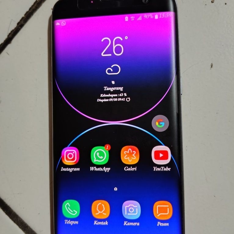 Samsung S7 edge versi inter Jepang docomo