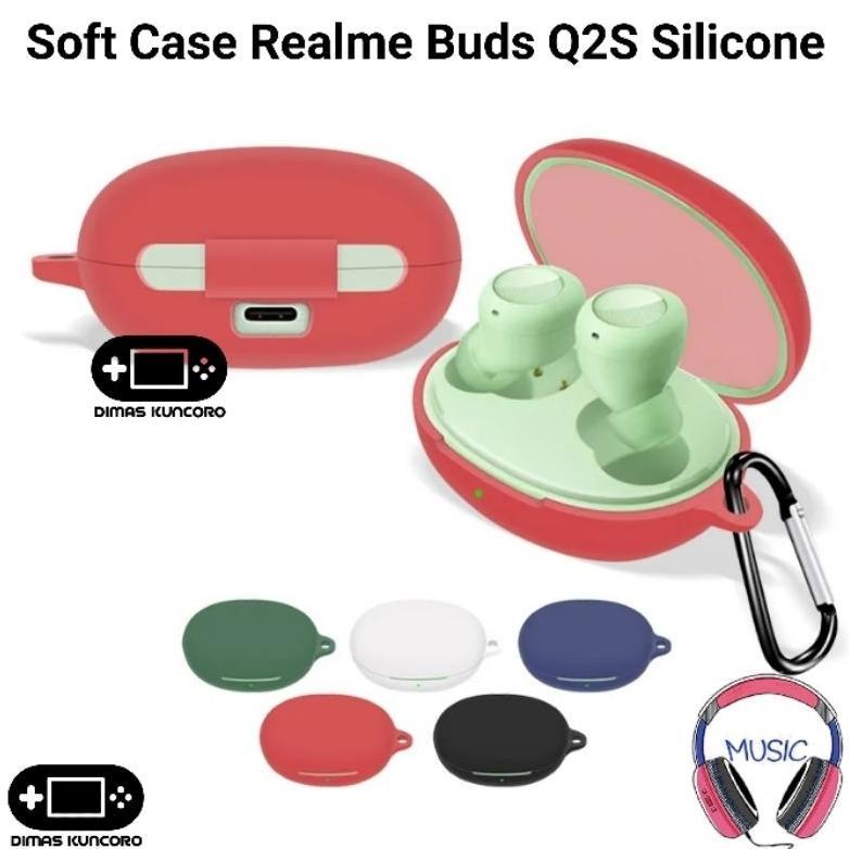 Soft Case Realme Buds Q2S silicone silikon cover tws casing shell