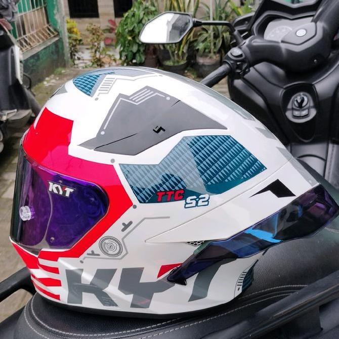 helm kyt ttc fuselage red glosy