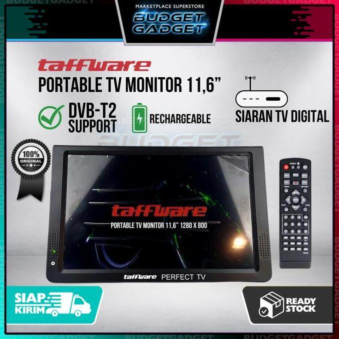 BCP Taffware Portable TV Monitor 11.6 Inch DVB-T2 - D12