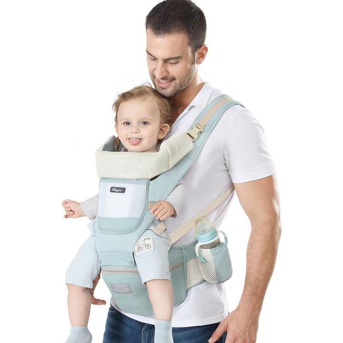 BABY CARRIER PREMIUM LEMBUT Gendongan Bayi / Hipseat Baby Carrier / Aixintu Gendongan Bayi Depan / G