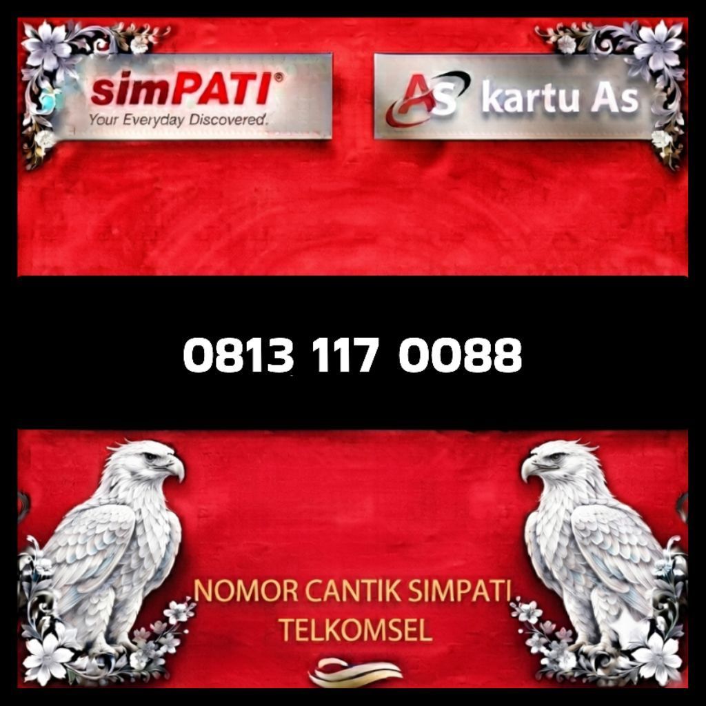 NOMOR CANTIK SIMPATI TELKOMSEL SUPER 11 DIGIT -KARTUSIMPATICANTIK-PERDANA SIMPATI CANTIK-SIMPATI 11D