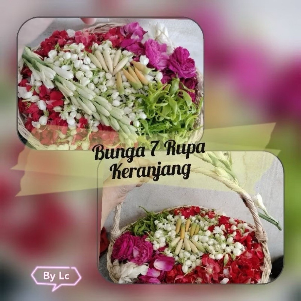 Bunga 7 rupa keranjang tujuh rupa