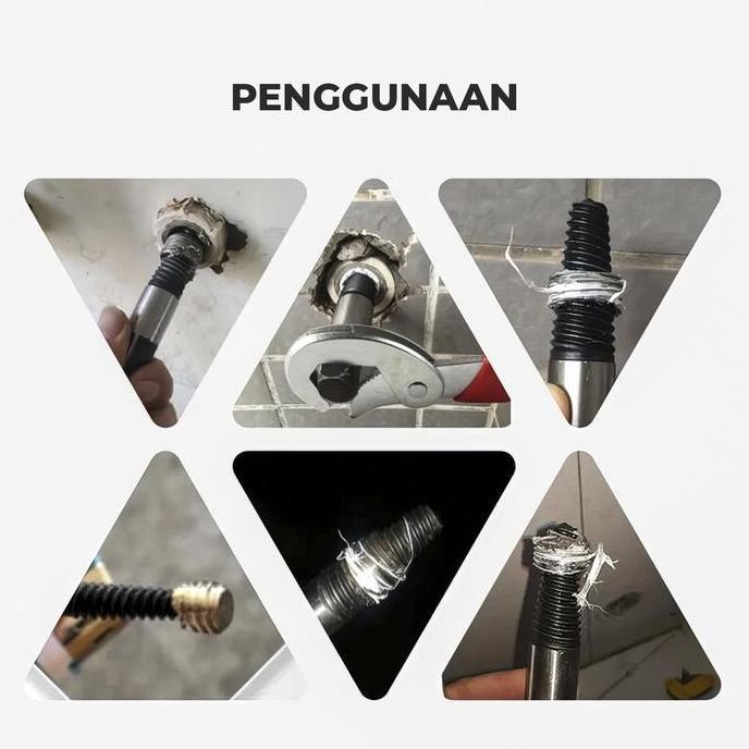 [] ALLEFIX Mata Bor Pembuka Baut Rusak Pembuka Baut Patah 5 pcs - 6656