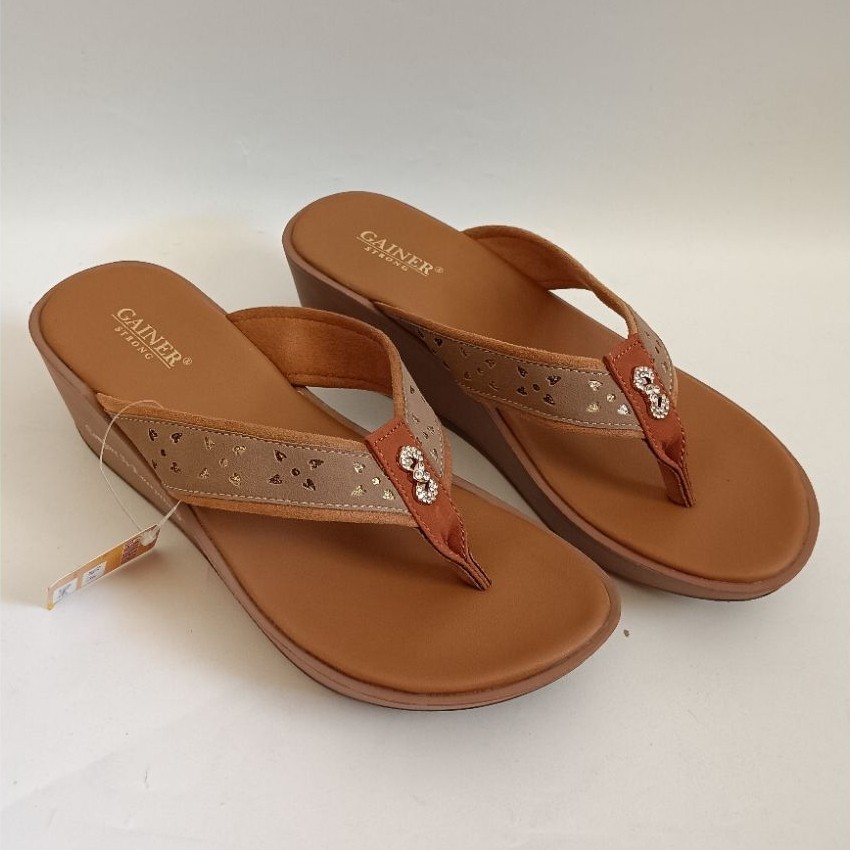 Sandal wanita jepit wedges Gainer SQ141 (uk36-40)
