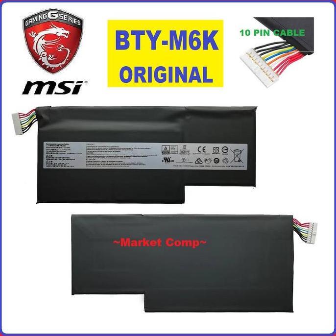 Baterai MSI Creator 15M 10TH GEN CREATOR 17M MSI GF63 Thin GF65 Thin