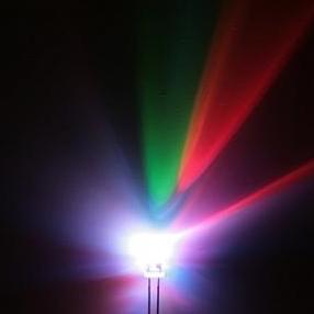 Lampu Led 5 Mm P-Rgb (3 Warna) Ren Green Blue Kedip Kedip Merah Hijau Biru Rangkaian Elektronika Ben