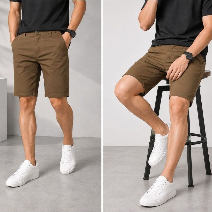 Celana Chinos Pendek Pria//Celana Pendek Pria Dewasa//Celana Pendek Chinos