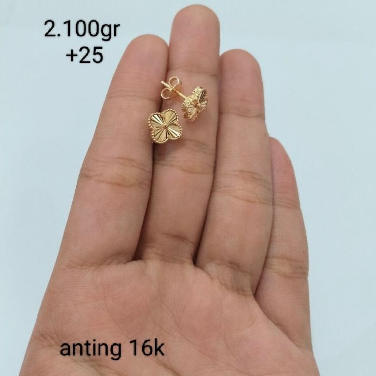 anting  emas 16 karat