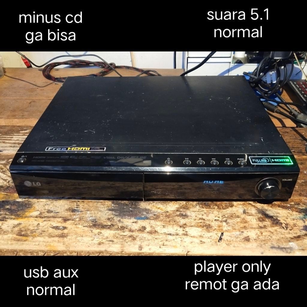 player home theater lg. no remote